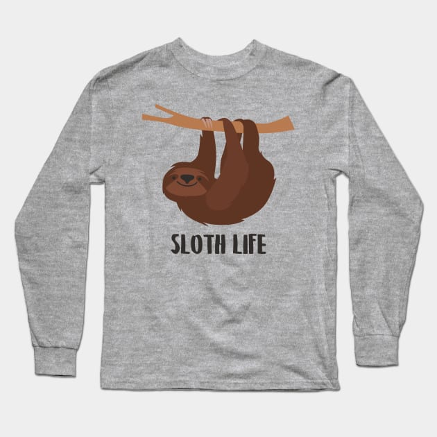 Sloth Life Long Sleeve T-Shirt by NotoriousMedia